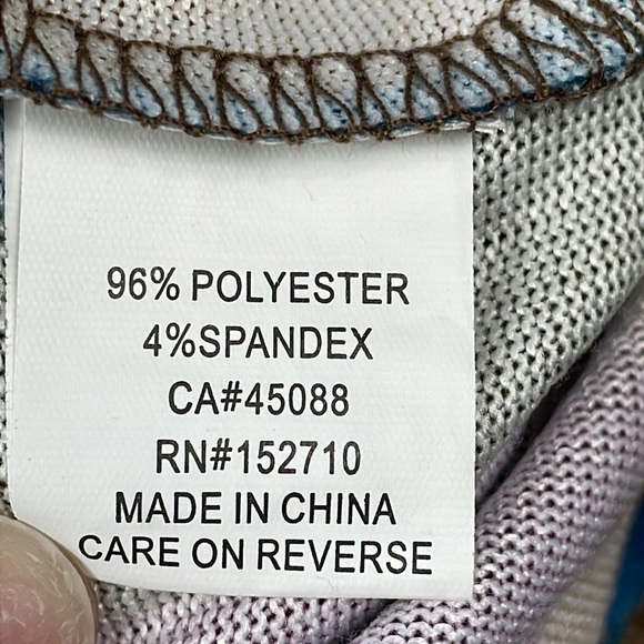 Miss Lulo Kai Autumn Stripes Wide Leg Pull On Pants Smocked Waist Sz XL - Picture 11 of 11